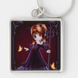 Llavero Pequeña Cookie Devil Chica Diseño 5 Keychain