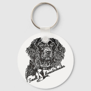 Llavero Pequeña Munsterlander (logotipo)