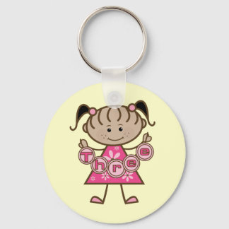 Llavero Pequeña niña camisetas de cumpleaños y regalos