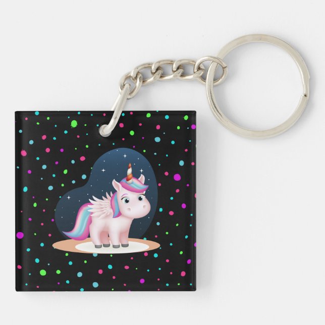 Llavero Pequeña unicornio (Atrás)