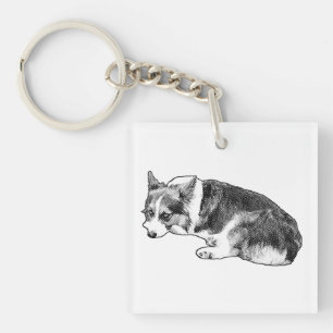 Llavero Pequeño Corgi, Baldosa Leal