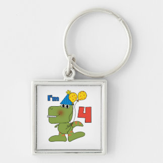Llavero Pequeño Dino 4 camisetas de cumpleaños y regalos