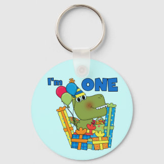 Llavero Pequeño Dino Primer Cumpleaños camisetas y regalos