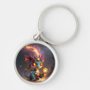 Llavero Pequeño Dragón, Gran Energía – El Ember Clockling