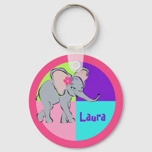 Llavero Pequeño elefante lindo