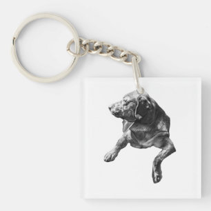 Llavero Pequeño giro: Labrador Charm