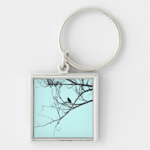 Llavero Pequeño Keychain Black Bird