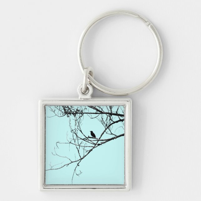 Llavero Pequeño Keychain Black Bird (Frente)