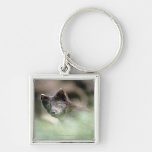 Llavero Pequeño lobo negro