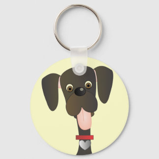 Llavero Pequeño perro grande