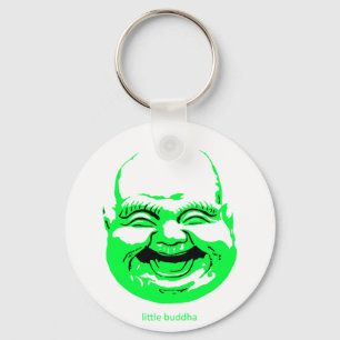 Llavero pequeño reír-Buda verde