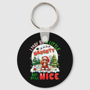 Llavero Pequeño travieso, pero agradable Navidad Caballero