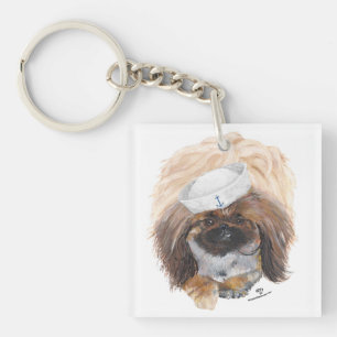 Llavero Pequines perro marinero Little Tuffy