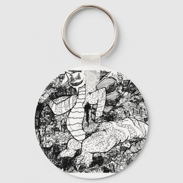 Llavero Percentum Godzilla (Anverso)