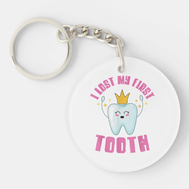 Llavero Perdí El Primer Regalo De Los Dientes De Los Niños (Frente)