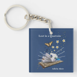 Llavero Perdida en una Keychain acrílica de Quatrain por A