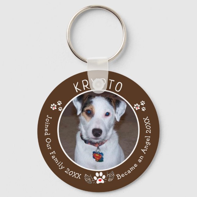 Llavero Pérdida Mascota personalizada - Monumento conmemor (Anverso)