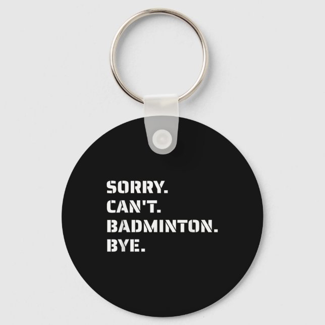 Llavero Perdón Cant Badminton Bye - Smashing Serving Jumpi (Anverso)