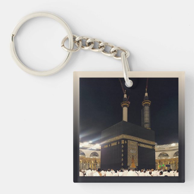 Llavero Peregrinos del Hajj en Fajr, Kaaba, Meca, Arabia S (Frente)