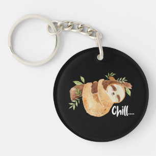 Llavero Perezoso colgando fresco Animales de vida silvestr