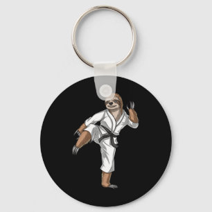 Llavero Perezoso Karate Kickboxing Taekwondo Muay Thai Art