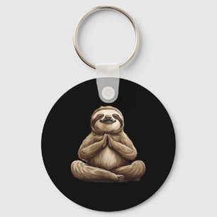Llavero Perezoso Meditación Budista Espiritual Yoga Zen Bu