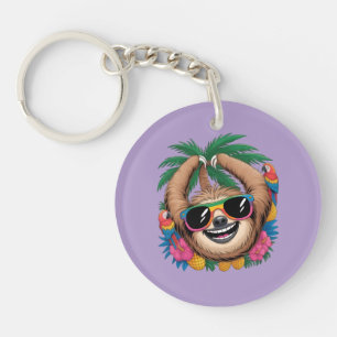 Llavero Perezoso Tropical Kawaii – Vibraciones Veraniegas 