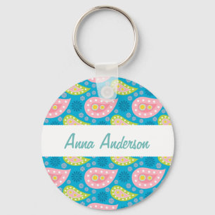 Llavero Perfectamente Paisley Keychain Personalizado Para 