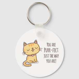 Llavero Perfecto De La Forma En Que Eres Gato Gatito