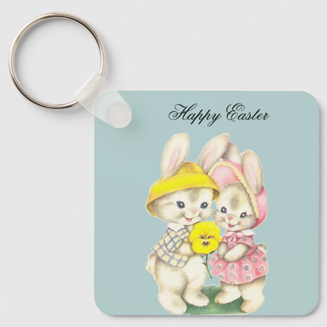 Llavero Perfecto, Guay Feliz Pascua, Conejo  (Anverso)