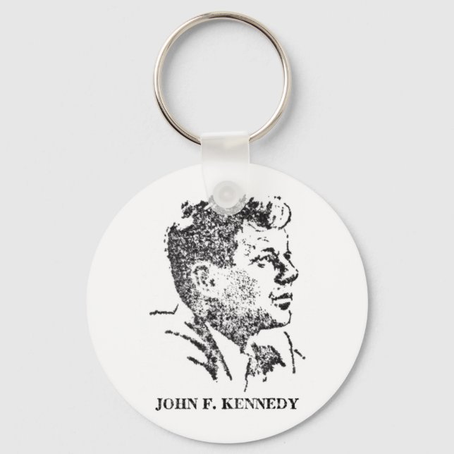 Llavero Perfil de 1963 de John F. Kennedy (Anverso)
