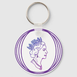 Llavero Perfil de la Reina Isabel