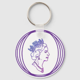 Llavero Perfil de la Reina Isabel