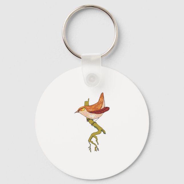 Llavero perfilando el pájaro (Anverso)