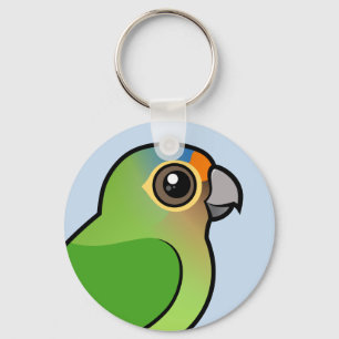 Llavero Perico de Frente Naranja