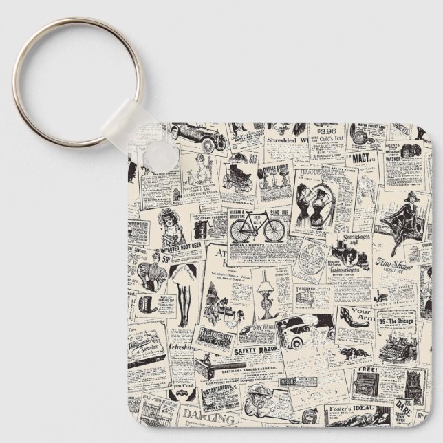 Llavero Periódico Vintage (Anverso)