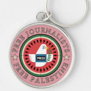 Llavero Periodistas libres liberan a Palestina