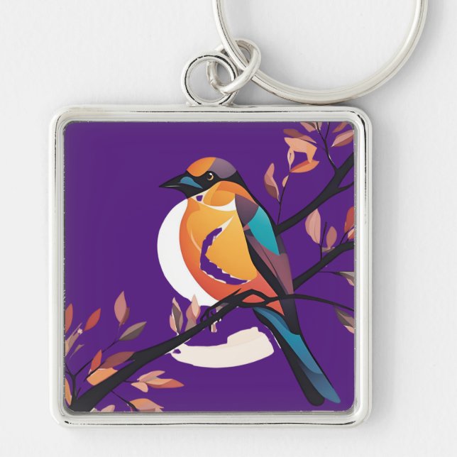 Llavero Periwinkle Pelican Bauble (Frente)