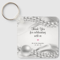Perlas De Tejido Blanco Gracias A Favor Del Regalo