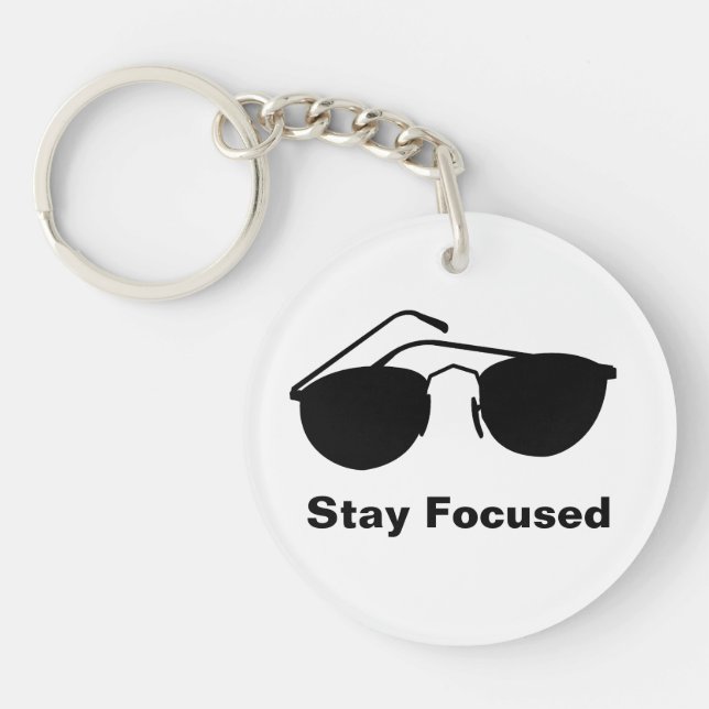 Llavero Permanecer centrado en 2026 (Frente)