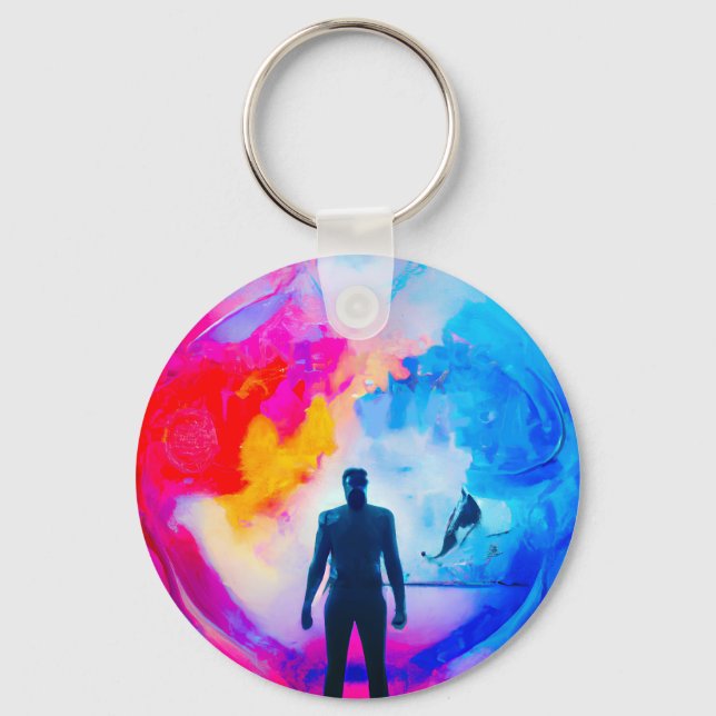 Llavero Permanecer en colores (Anverso)