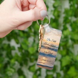 Llavero "Permanecer Y Saber Que Soy Dios" Amanecer