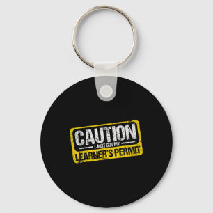 Llavero Permiso de Aprendiz Camiseta para Nuevo Conductor 
