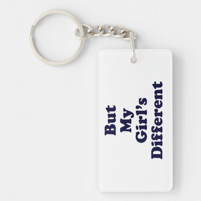 Llavero Pero Mi Chica Diferente (Frente)
