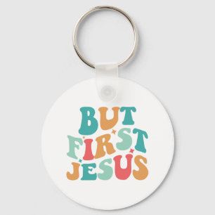 Llavero Pero primero Jesús Retro