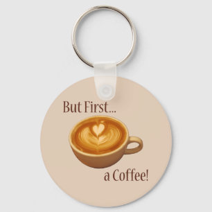 Llavero Pero primero, un café