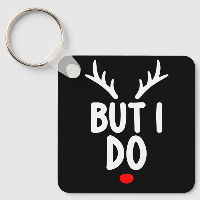 Llavero Pero si coincido con Navidades, traje a la familia (Anverso)