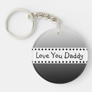 Llavero Perosnalid Love You Daddy Photo