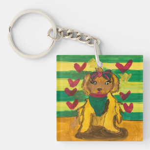 Llavero Perrito "Arte de Niños"