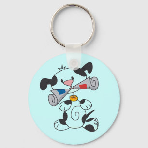 Llavero Perrito con las camisetas y los regalos del periód